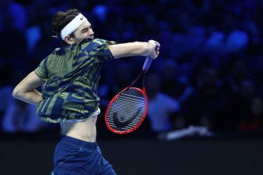 Taylor Fritz, 13-20 Kasım 2022 tarihleri arasında İtalya 'nın Torino kentinde düzenlenen Pala Alpitour' daki Nitto ATP Dünya Turu Finalleri sırasında