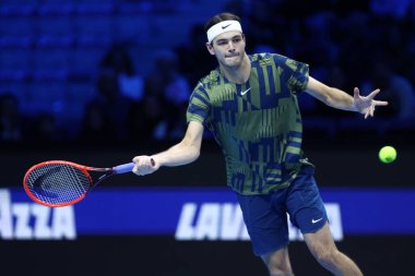 Taylor Fritz, 13-20 Kasım 2022 tarihleri arasında İtalya 'nın Torino kentinde düzenlenen Pala Alpitour' daki Nitto ATP Dünya Turu Finalleri sırasında