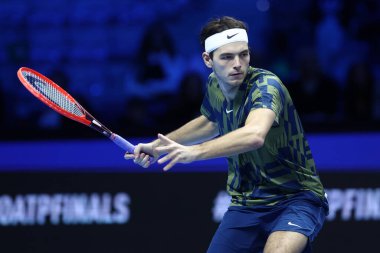 Taylor Fritz, 13-20 Kasım 2022 tarihleri arasında İtalya 'nın Torino kentinde düzenlenen Pala Alpitour' daki Nitto ATP Dünya Turu Finalleri sırasında