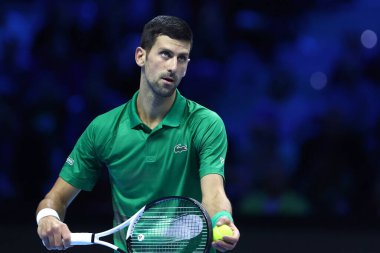 Novak Cokoviç, 13-20 Kasım 2022 tarihleri arasında İtalya 'nın Torino kentinde düzenlenen Pala Alpitour' da düzenlenen Nitto ATP Dünya Turu Finalleri sırasında