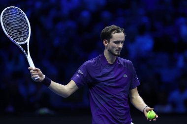 Daniil Medvedev, 13-20 Kasım 2022 tarihleri arasında İtalya 'nın Torino kentinde düzenlenen Pala Alpitour' da düzenlenen Nitto ATP Dünya Turu Finalleri sırasında