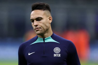 Lautaro Martinez of Fc Internazionale during the  Serie A match beetween Fc Internazionale and Hellas Verona at Stadio Giuseppe Meazza on January 14, 2023 in Milan  Italy .