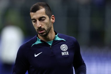 Henrikh Mkhitaryan of Fc Internazionale during the  Serie A match beetween Fc Internazionale and Hellas Verona at Stadio Giuseppe Meazza on January 14, 2023 in Milan  Italy .