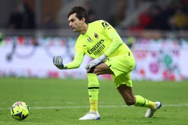 Ciprian Tatarusanu of Ac Milan during the Coppa Italia match beetween Ac Milan and Torino Fc at Stadio Giuseppe Meazza on January 11, 2023 in Milano, Italy .