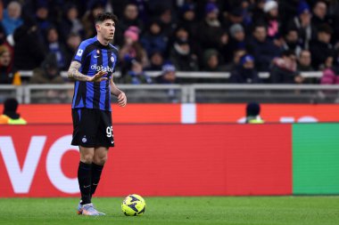 Milano, Italy. 5 February 2023 . Alessandro Bastoni of Fc Internazionale during the Serie A football match between Fc Internazionale and Ac Milan.