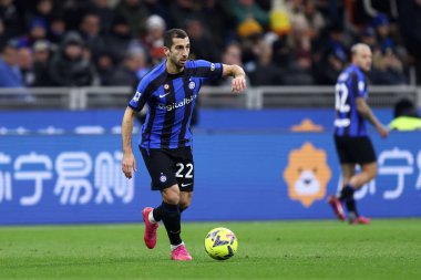 Milano, Italy. 5 February 2023 . Henrikh Mkhitaryan of Fc Internazionale during the Serie A football match between Fc Internazionale and Ac Milan. clipart