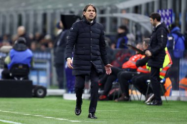Milano, Italy. 5 February 2023 . Simone Inzaghi, head coach of Fc Internazionale during the Serie A football match between Fc Internazionale and Ac Milan.