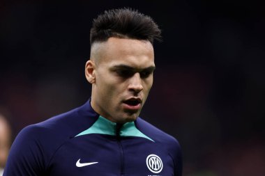 Milano, Italy. 5 February 2023 . Lautaro Martinez of Fc Internazionale during the Serie A football match between Fc Internazionale and Ac Milan.