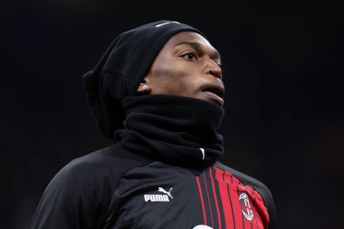 Milano, Italy. 5 February 2023 . Rafael Leao of Ac Milan during the Serie A football match between Fc Internazionale and Ac Milan.