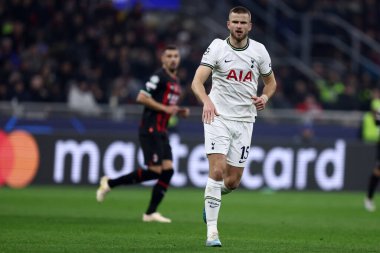 Eric Dier of Tottenham Hotspur Fc during the UEFA Champions League round of 16 first leg match between AC Milan and Tottenham Hotspur Fc at Giuseppe Meazza Stadium on February 14, 2023 in Milan, Italy.
