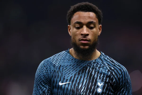Arnaut Danjuma of Tottenham Hotspur Fc during the UEFA Champions League round of 16 first leg match between AC Milan and Tottenham Hotspur Fc at Giuseppe Meazza Stadium on February 14, 2023 in Milan, Italy.