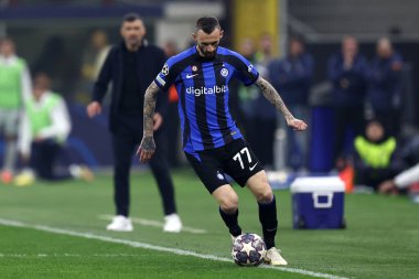 Marcelo Brozovic of Fc Internazionale during the Uefa Champions League round of 16 first leg match between Fc Internazionale and Fc Porto on February 22, 2023 in Milano Italy .