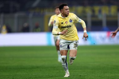 Pepe Eduardo of Fc Porto during the Uefa Champions League round of 16 first leg match between Fc Internazionale and Fc Porto on February 22, 2023 in Milano Italy .