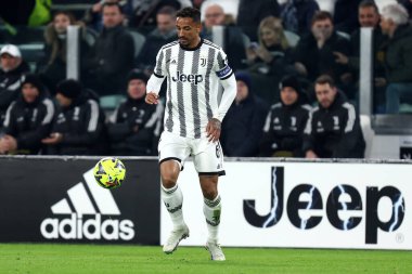 Danilo Luiz da Silva of Juventus Fc during the Serie A match beetween Juventus Fc and Torino Fc at Allianz Stadium on February 28, 2023 in Turin, Italy .