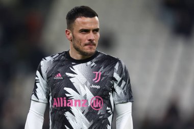 Filip Kostic of Juventus Fc during the Serie A match beetween Juventus Fc and Torino Fc at Allianz Stadium on February 28, 2023 in Turin, Italy .