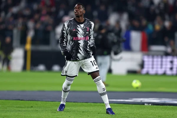 Paul Pogba Juventus Serie Match Beetween Juventus Torino Allianz Stadium — стоковое фото