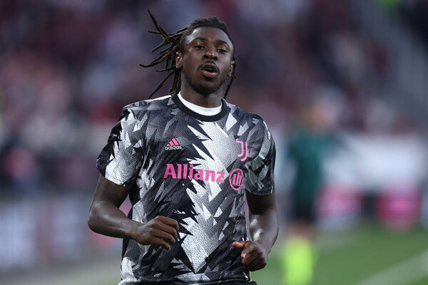 Moise Kean of Juventus Fc during the Uefa Europa League  match beetween  Sc Freiburg and Juventus Fc at Stade Europa-Park on March 16 2023 in Freiburg, Germany .