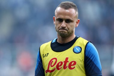 Serie A karşılaşması sırasında Ssc Napoli 'den Stanislav Lobotka ile Torino Fc ve Ssc Napoli arasında 19 Mart 2023' te İtalya 'nın Torin kentinde oynanan Stadio Olimpico' da oynanan karşılaşma sırasında .