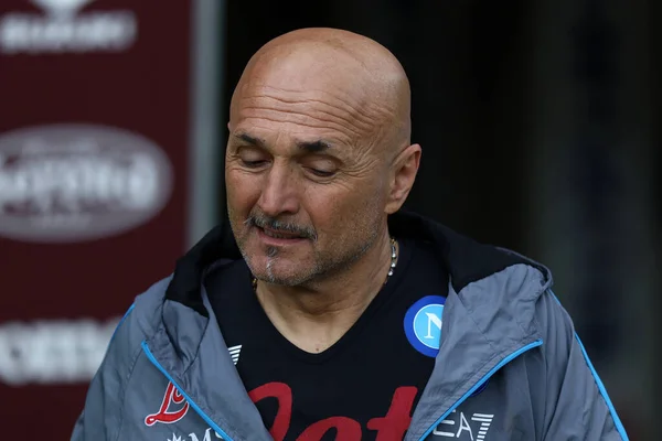 Luciano Spalletti Hoofdcoach Van Ssc Napoli Tijdens Serie Wedstrijd Tussen — Stockfoto