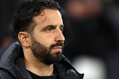 Ruben Amorim, 13 Nisan 2023 tarihinde İtalya 'nın Torino kentinde oynanan Uefa Avrupa Ligi çeyrek final karşılaşmasında Portekiz Spor Kulübü teknik direktörü. .