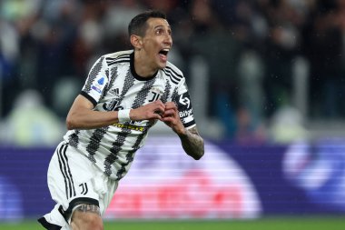 Juventus Fc 'ten Angel Di Maria Serie A karşılaşması sırasında 23 Nisan 2023 tarihinde İtalya' nın Torino kentinde Juventus Fc ve Ssc Napoli arasında oynanmıştır. .