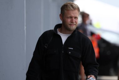 Haas F1 Takımı 'ndan Kevin Magnussen 23 Temmuz 2023 tarihinde Macaristan' ın F1 Grand Prix 'sinde.