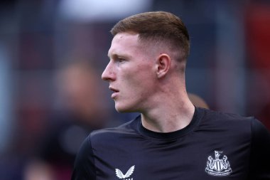 Milano, Itayl. 19 Eylül 2023. Uefa Şampiyonlar Ligi karşılaşmasında Newcastle United Fc 'ten Elliot Anderson, Ac Milan ve Newcastle United Fc.