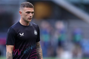 Milano, Itayl. 19 Eylül 2023. Uefa Şampiyonlar Ligi maçında Newcastle United Fc 'in Kieran Trippier' ı Ac Milan ve Newcastle United Fc arasında oynanacak..
