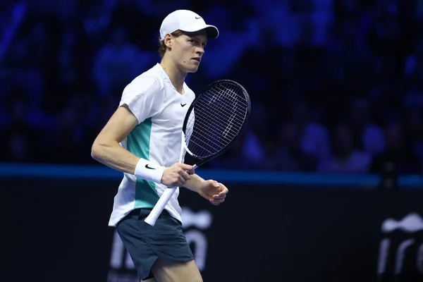 Torino 'da düzenlenen Nitto ATP Dünya Turu Finalleri sırasında İtalya' dan Jannik Sinner, Kasım 2023 tarihinden itibaren 12-29 Kasım tarihleri arasında.