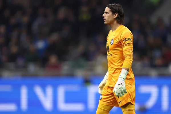 February 2024 Milan Italy Yann Sommer Internazionale Serie Match Beetween Stock Photo