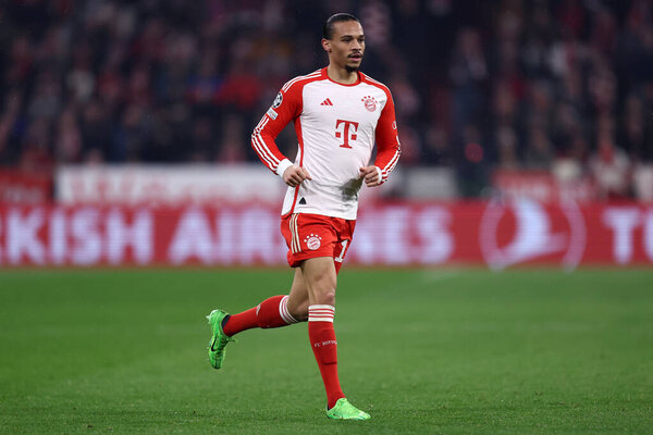 Munich (Germany) - 5 March 2024 - Leroy Sane of FC Bayern Munich  during the Uefa Champions League second leg round of 16 match beetween FC Bayern Munchen and Ss Lazio.