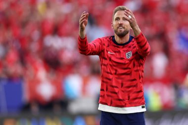 Düsseldorf, Almanya. 6 Temmuz 2024 İngiltere ve İsviçre Uefa Euro 2024 sırasında Harry Kane