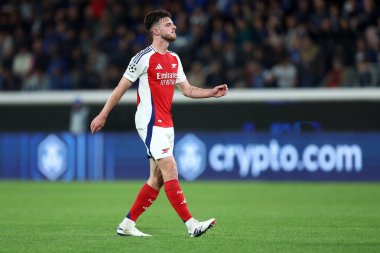 Bergamo, İtalya - 19 / 09 / 2024 - Uefa Şampiyonlar Ligi - Atalanta Bc-Arsenal Fc - Arsenal Fc 'ten Declan Rice.