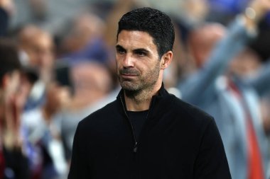 Bergamo, İtalya - 19 / 09 / 2024 - Uefa Şampiyonlar Ligi - Atalanta Bc-Arsenal Fc - Mikel Arteta, Arsenal Fc 'in teknik direktörü.