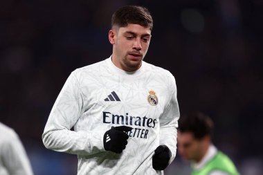 Bergamo (İtalya). 10 / 12 / 2024 - Uefa Şampiyonlar Ligi - Atalanta Bc-Real Madrid Cf - Federico Valverde - Real Madrid Cf