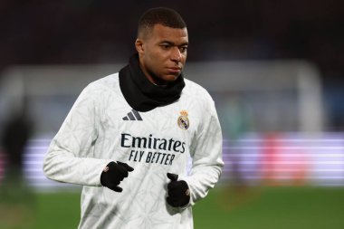 Bergamo (İtalya). 10 / 12 / 2024 - Uefa Şampiyonlar Ligi - Atalanta Bc-Real Madrid Cf - Kylian Mbappe - Real Madrid Cf