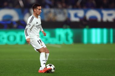 Bergamo (İtalya). 10 / 12 / 2024 - Uefa Şampiyonlar Ligi - Atalanta Bc-Real Madrid Cf - Lucas Vazquez - Real Madrid Cf