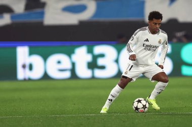 Bergamo (İtalya). 10 / 12 / 2024 - Uefa Şampiyonlar Ligi - Atalanta Bc-Real Madrid Cf - Rodrygo Goes - Real Madrid Cf