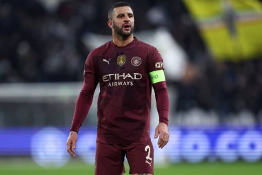 Torino, İtalya. 11 Aralık 2024. Uefa Şampiyonlar Ligi. Juventus Fc Manchester City FC 'ye karşı. Manchester City FC 'den Kyle Walker.