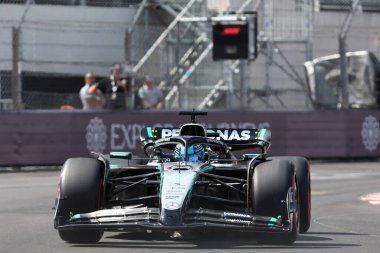 Monako (Fransa) - 28-31 Mayıs 2025 - Formula1 Monako Grand Prix 2025 - George Russell (Mercedes-AMG F1 Takımı )