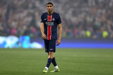 Münih (Almanya) - 31 Mayıs 2025 - Uefa Şampiyonlar Ligi Finali - Paris Saint Germain - Fc Internazionale - Achraf Hakimi 
