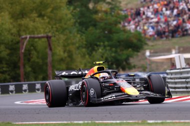 Macaristan 'ın F1 Grand Prix' si sırasında Kızıl Boğa Yarışı 'ndan Yuki Tsunoda