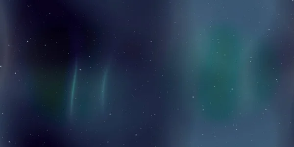 Schöne Aurora Mit Sternen Dunklen Himmel Nahtlose Textur Breit Hohe — Stockfoto