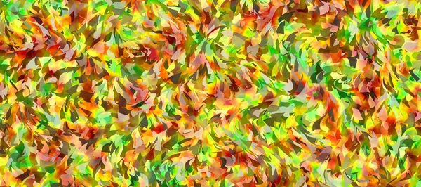 Folhas Caídas Vibrantes Padrão Sem Costura Ampla Padrão Visão Distante — Fotografia de Stock