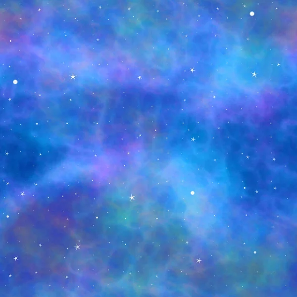 Λαμπερά Αστέρια Του Γαλαξία Απρόσκοπτη Υφή Χώρου Γαλάζιο Διαστρικό Αέριο Royalty Free Εικόνες Αρχείου