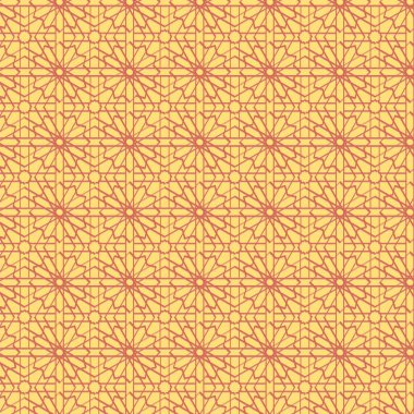 Vektör sarı geleneksel Fas tarzı