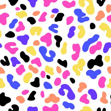 Dalmaçyalı eliyle kusursuz bir desen çizmiş. Leopar hayvan derisi yüzülmüş sonsuz bir geçmişi var. Şekillendirilmiş organik grunge dokusu.