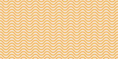 Kusursuz Makarna vektör deseni. İtalyan spagetti elle boyanmış arka plan. Karikatür karikatürü, soyut sarı gıda süsü. Ramen, makarna, makarna.