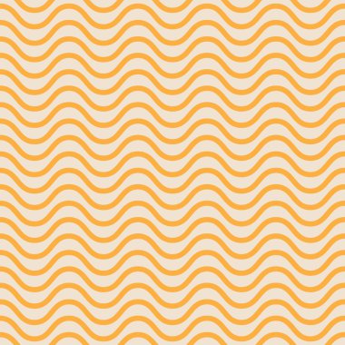 Kusursuz Makarna vektör deseni. İtalyan spagetti elle boyanmış arka plan. Karikatür karikatürü, soyut sarı gıda süsü. Ramen, makarna, makarna.