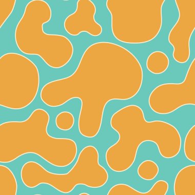 Süper lav lambası Y2K Psychedelic vektör arkaplanı. Kusursuz akışkan desen.